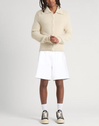 Man Shorts & Bermuda Shorts White Size M Cotton