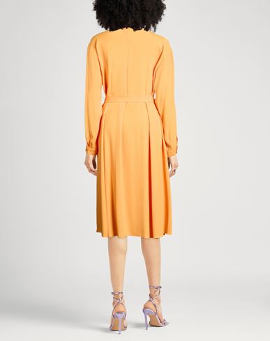 Woman Midi dress Mandarin Size 4 Viscose