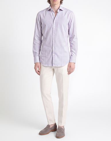Stenströms Man Shirt Lilac Size 16 ½ Cotton
