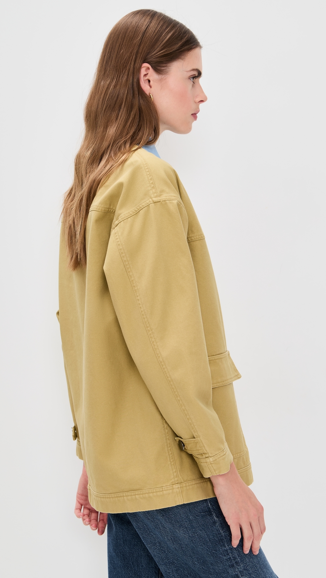 Dree Mid-Length Barn Jacket Mocha