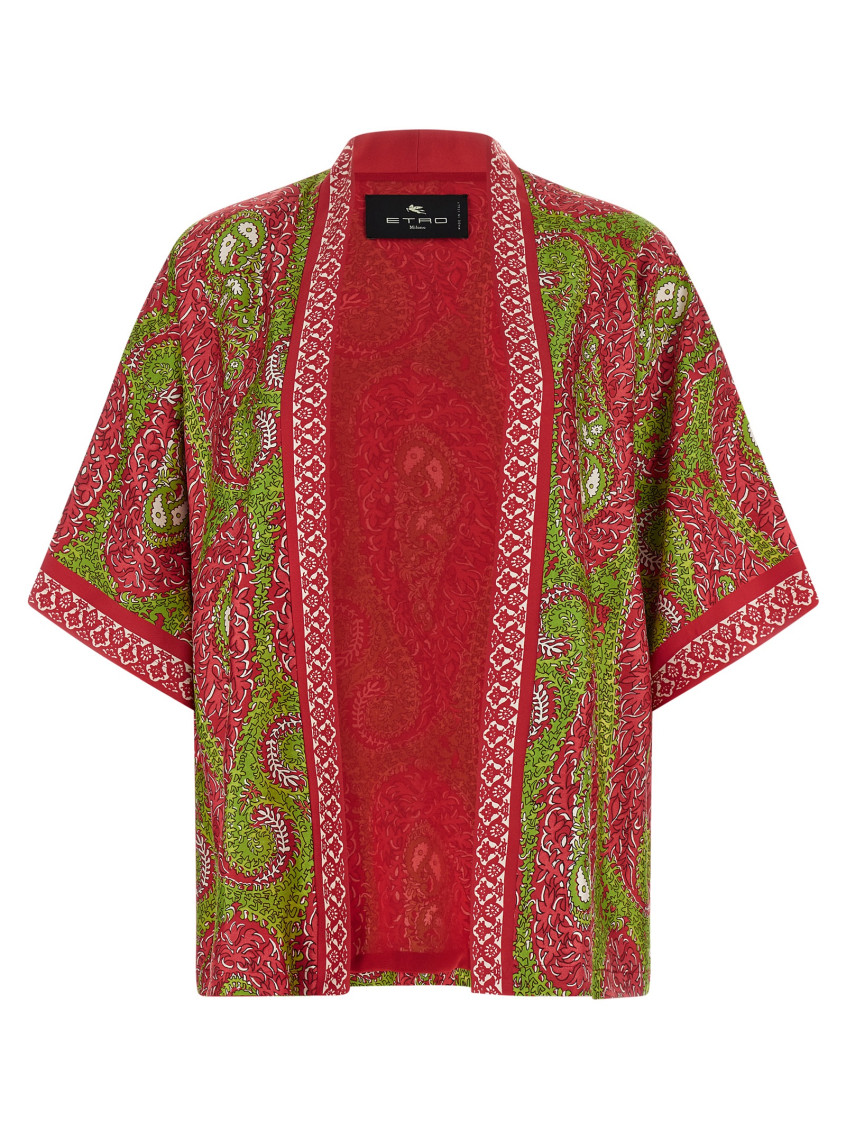 Kesa Paisley Foliage Sweaters And Cardigans Multicolor