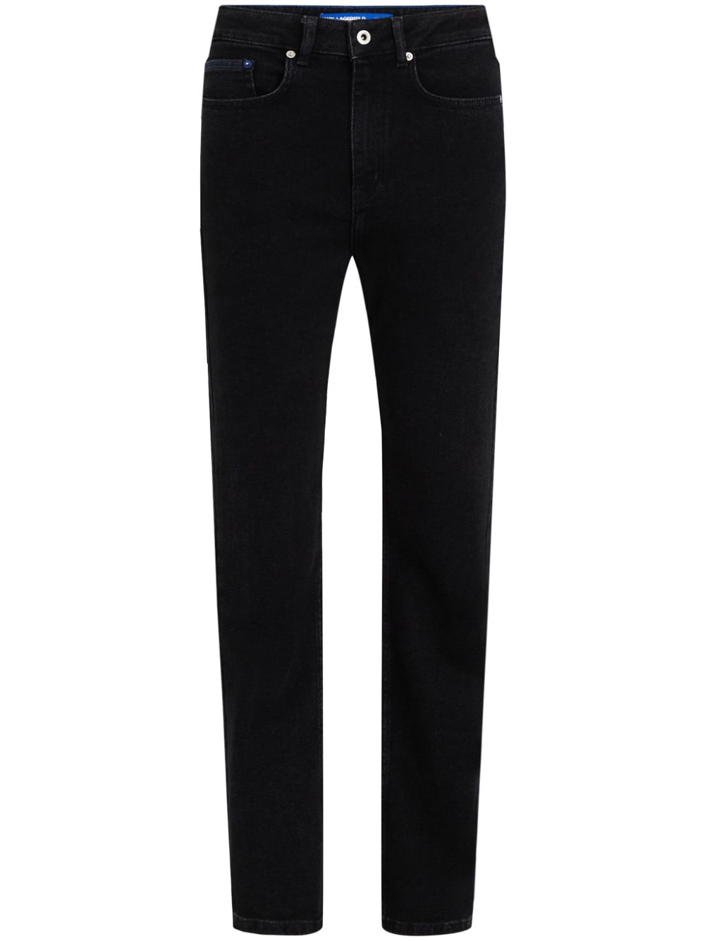 High-rise straight-leg jeans - 1BJ