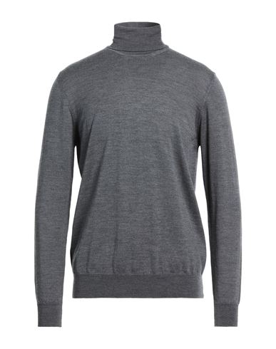 Man Turtleneck Grey Size 6 Merino Wool