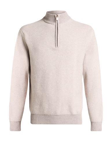 Man Turtleneck Taupe Size 42 Cashmere