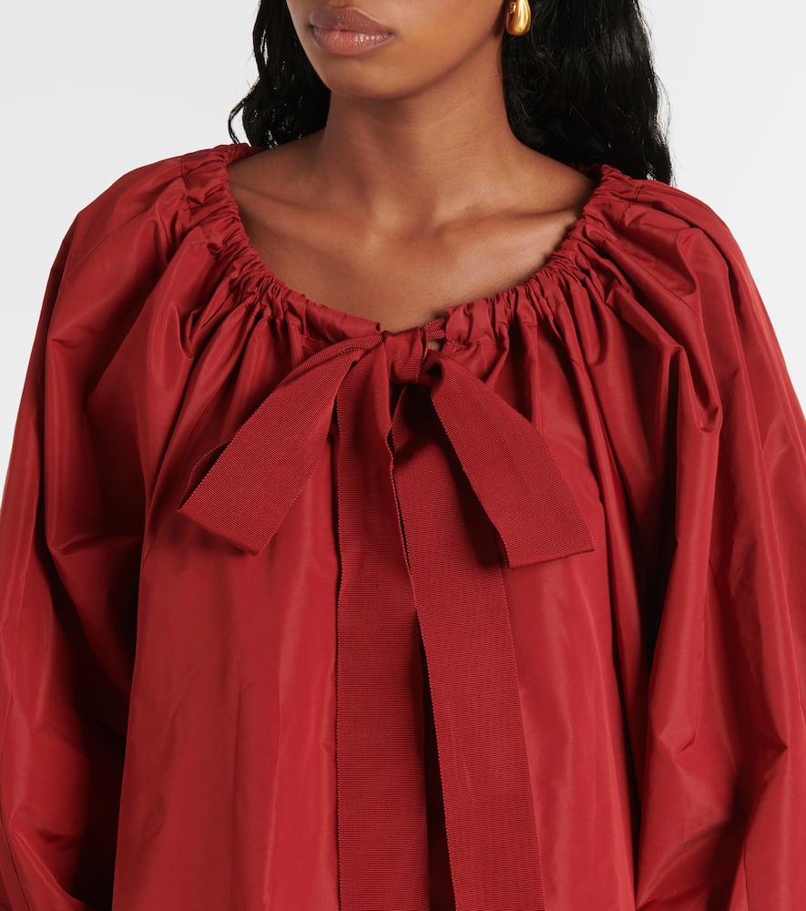 Frill ruffled midi dress
