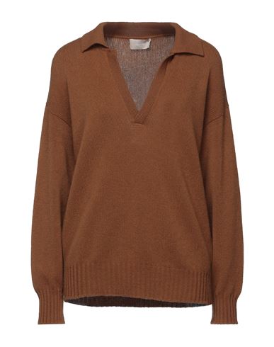Woman Sweater Camel Size S Cashmere