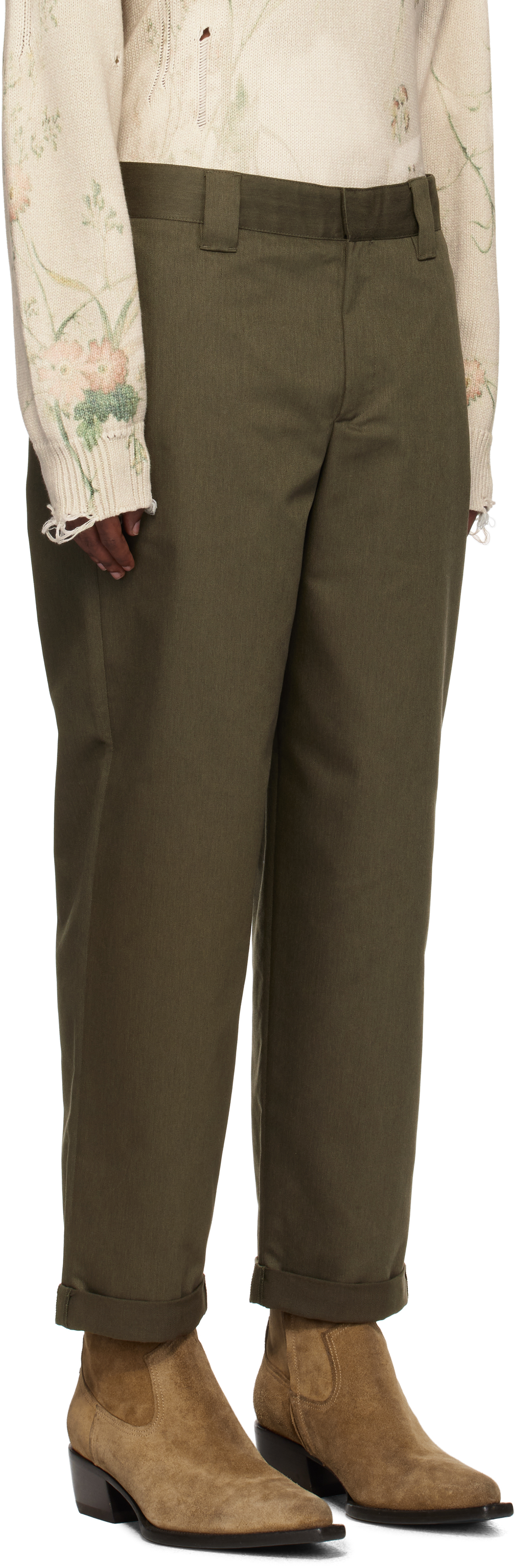 Golden Goose Khaki Golden Collection Trousers