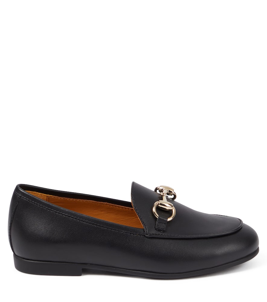 Gucci Kids Horsebit leather loafers