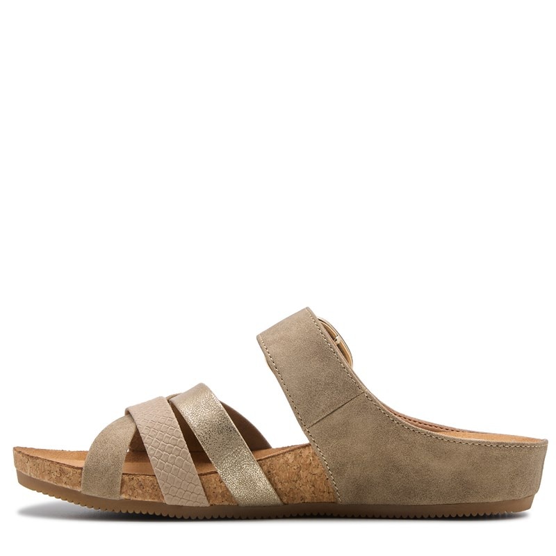 Women's Genalyn Footbed Slide Sandals (Stone Taupe)