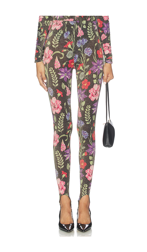 Fleur du mal Wildfleur Stirrup Legging in Color Wildflower in Wildflower Print. M also in