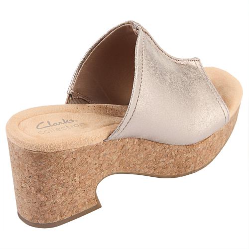 Collection Nerisa Vine Nubuck Wedge Sandal - Black