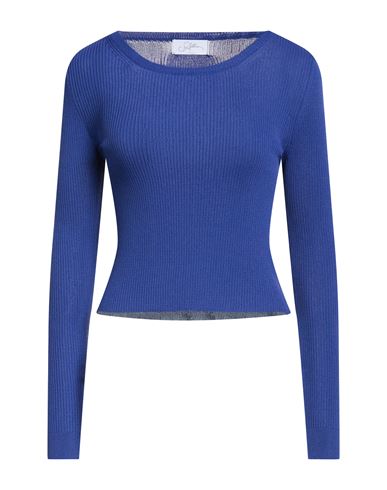 Woman Sweater Blue Size M Viscose, Polyamide