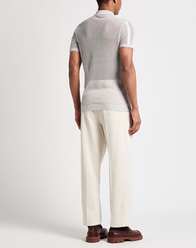 Man Sweater Light grey Size L Acrylic
