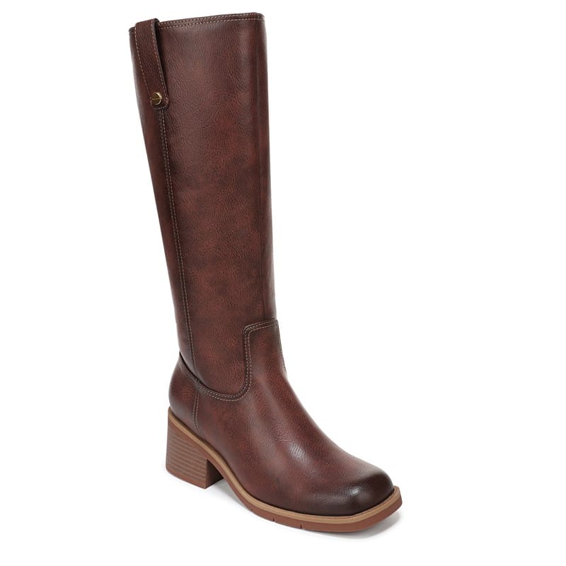 Women's Joplin Tall Boots (Auburn Brown Faux Leather)