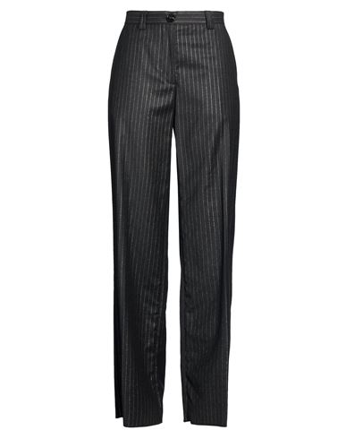 Woman Pants Black Size 6 Virgin Wool, Elastane