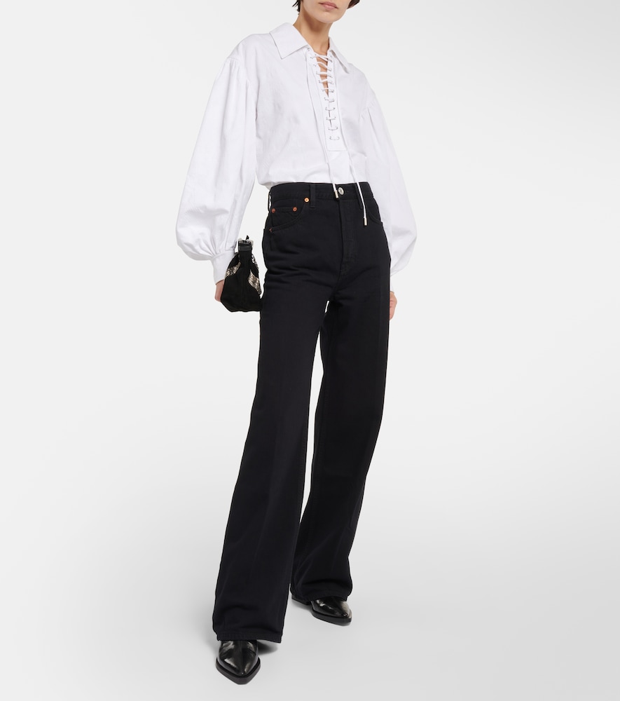 '70s Ultra high-rise wide-leg jeans