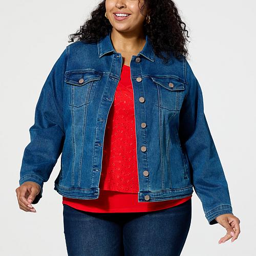 Virtual Stretch Denim Jacket - Blue