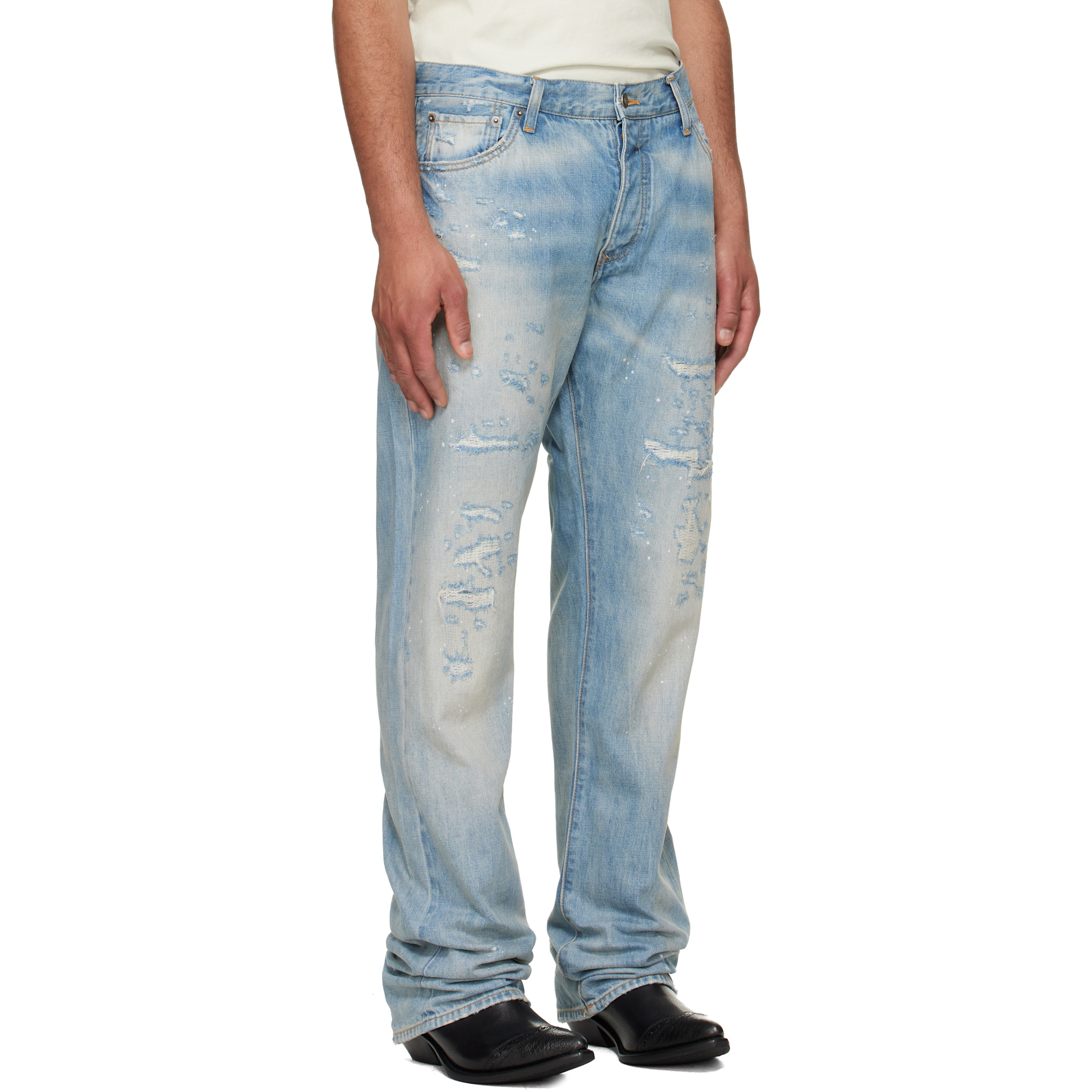 Blue Bobby Selvage Relaxed Jeans