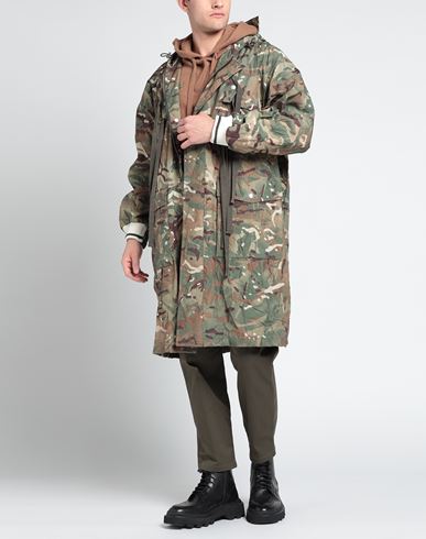 Man Overcoat Military green
