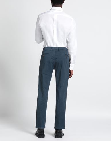 Man Pants Navy Size 28 Cotton, Elastane