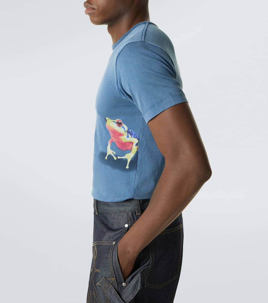 Printed cotton jersey T-shirt