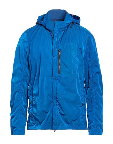 Man Jacket Bright blue Size L Polyamide