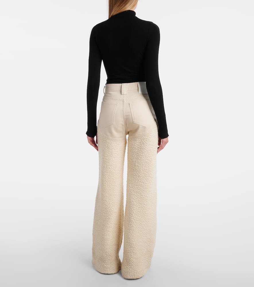 Kozzy wool-blend wide-leg pants