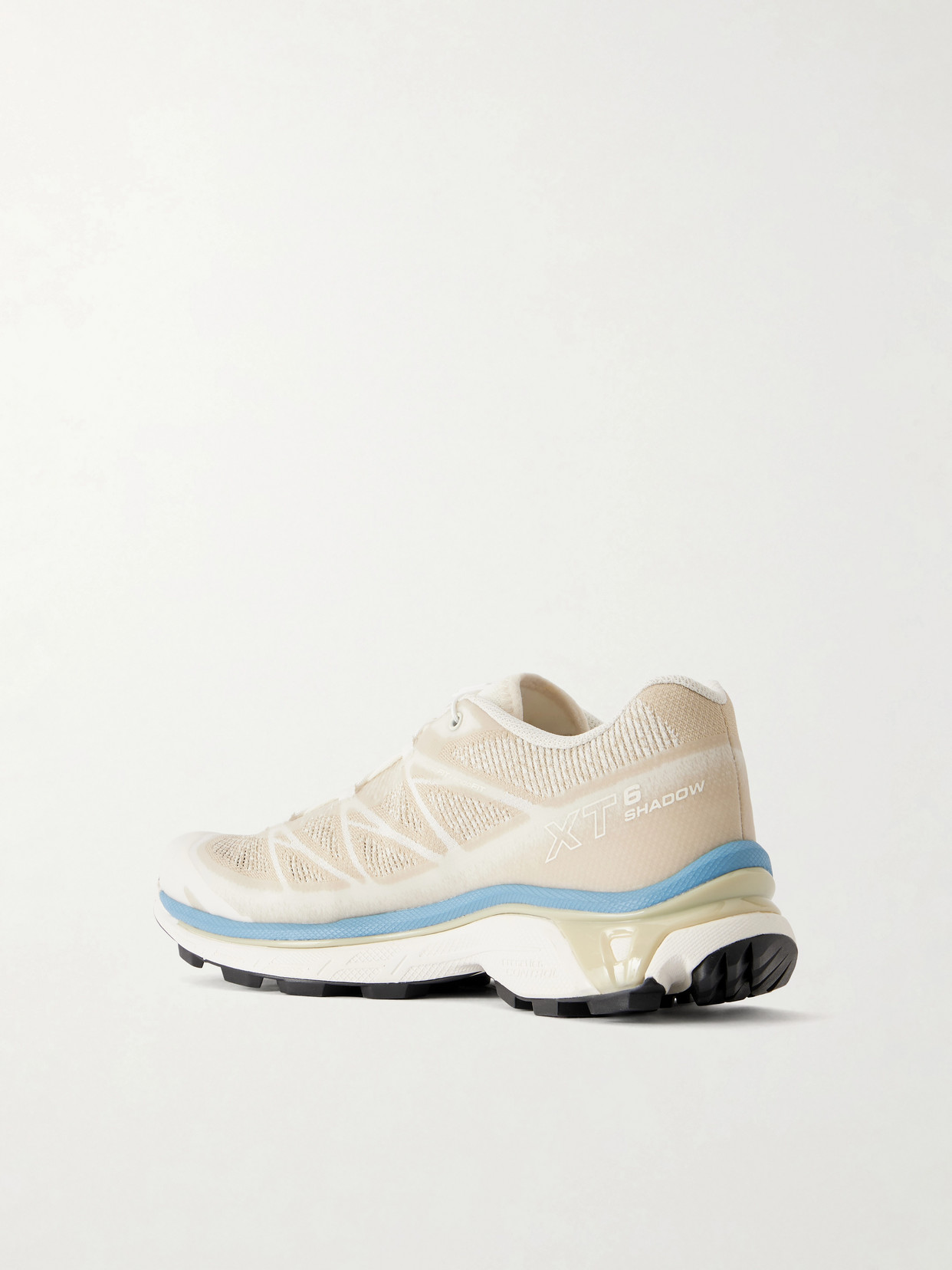 Xt-6 Shadow Rubber-trimmed Fabric Sneakers - Neutrals
