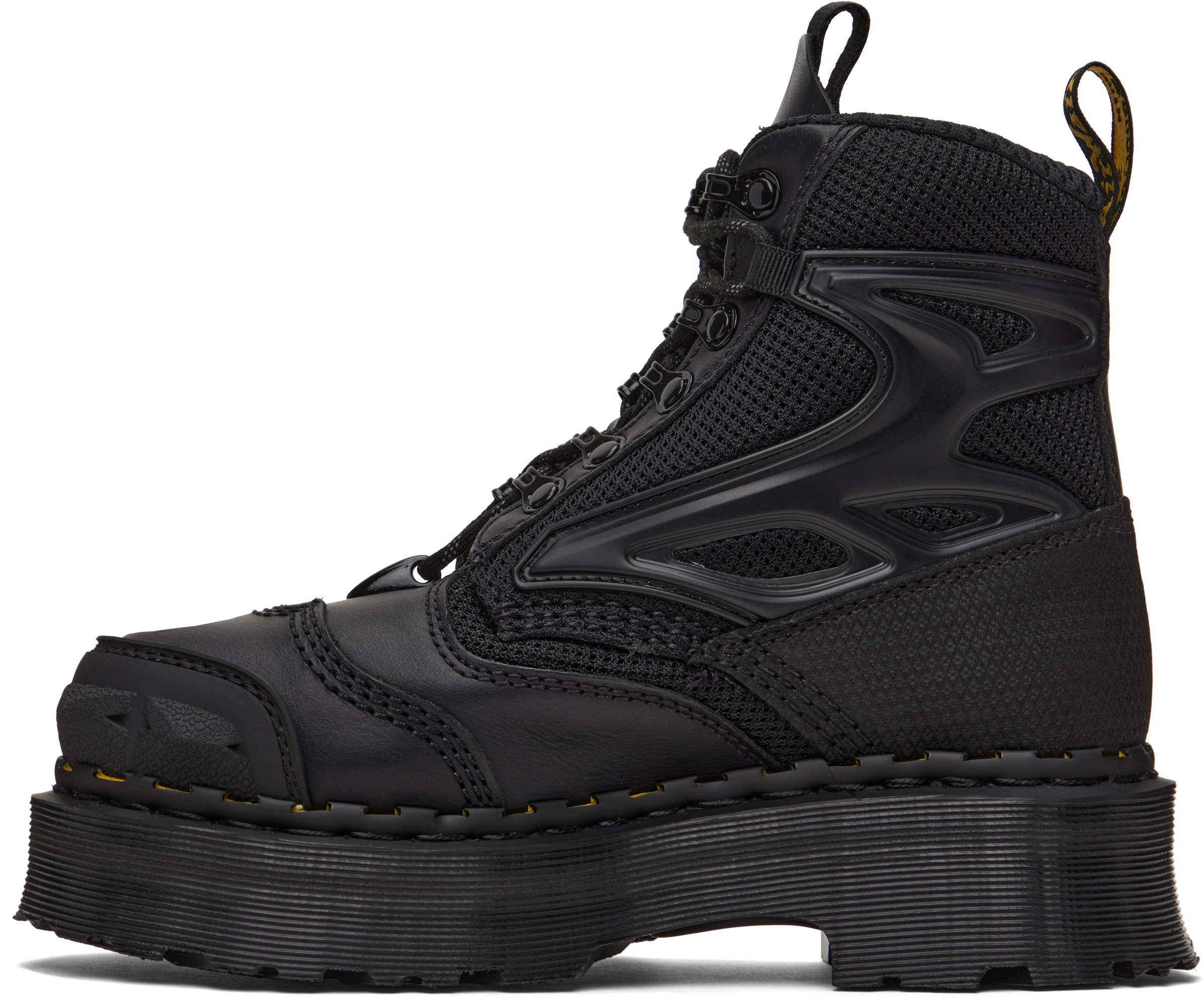 Dr. Martens Black Exoshield XX01 Steel Toe Leather Boots