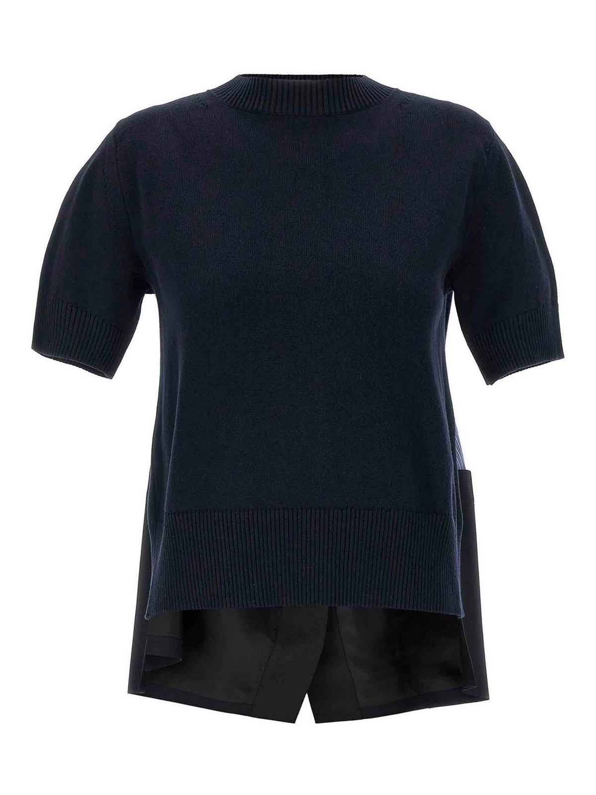 Blue Patchwork sweater