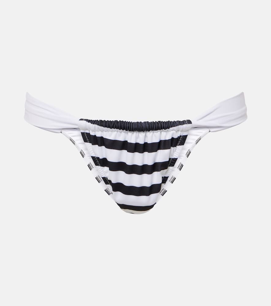 Striped bikini bottom