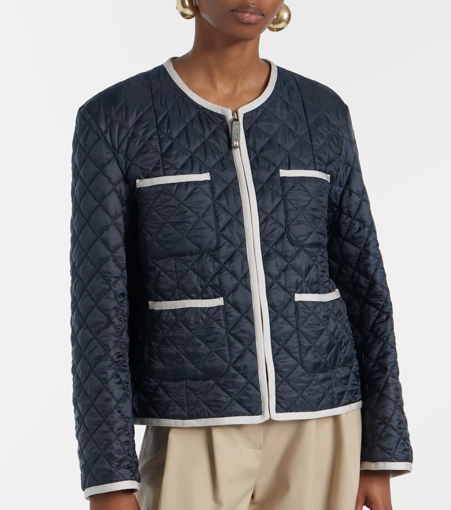 Celeste quilted canvas jacket