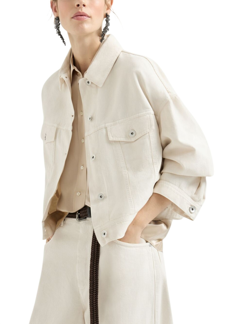 Brunello Cucinelli - short bull jacket adjustable he