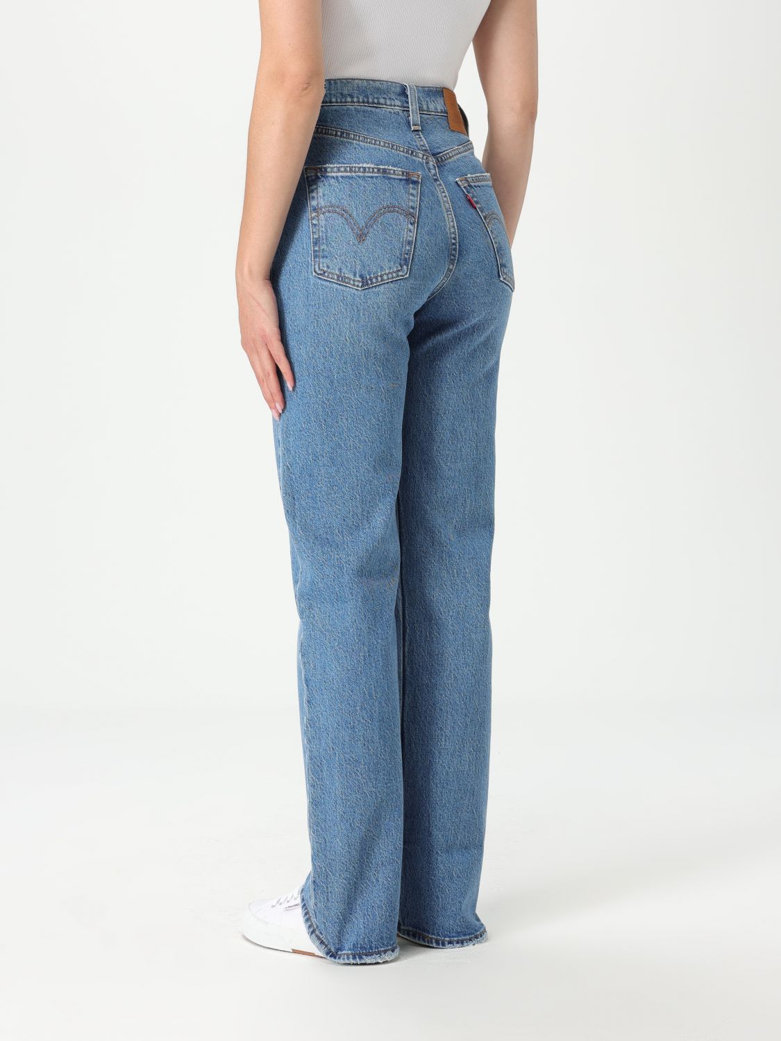 Pants LEVI'S Woman color Blue