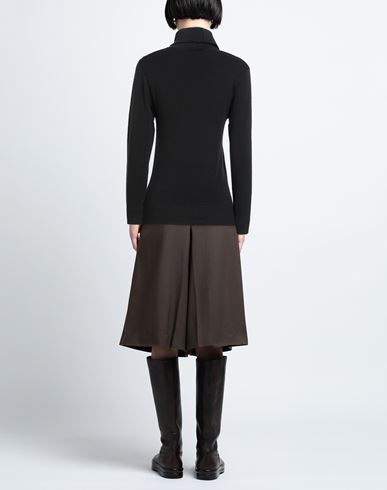 Woman Turtleneck Black Size L Polyamide, Wool
