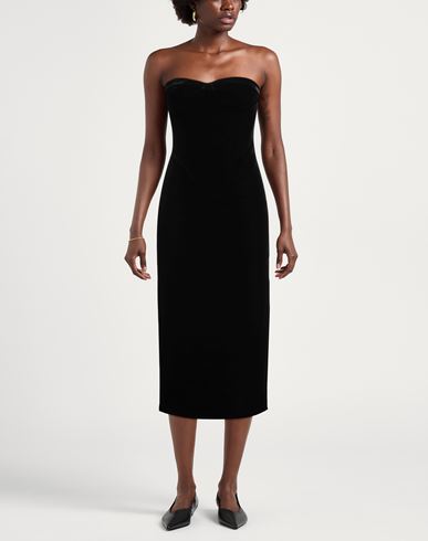 Woman Midi dress Black Size XS Polyester, Elastane