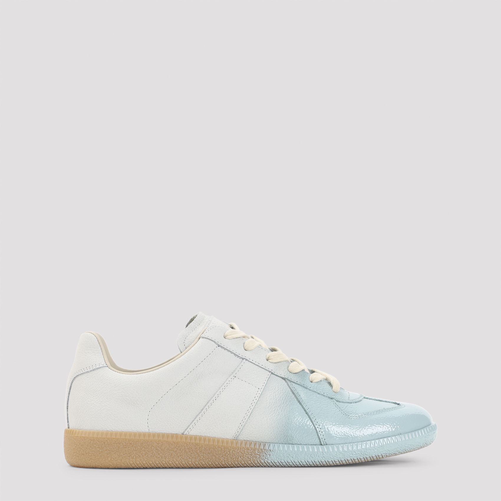 Replica Sneakers Blue Calf Leather Rubber - Men