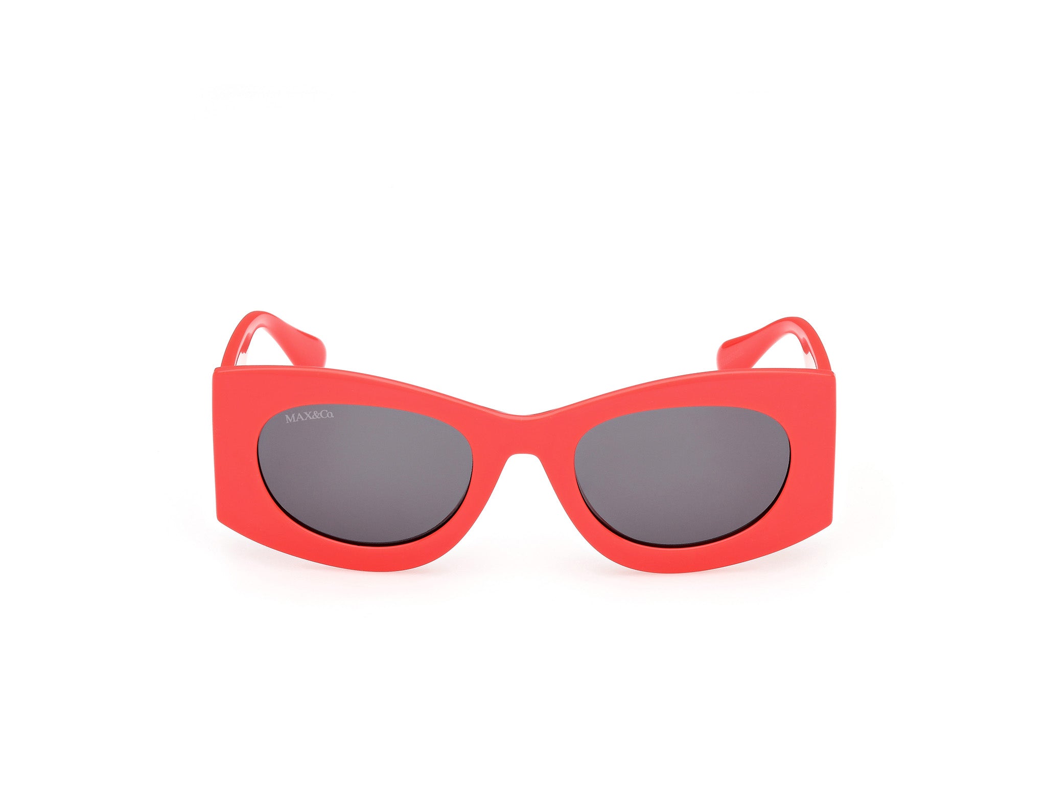 MAX&Co Woman MAX&Co MO0131 66A Sunglasses Injected Red Smoke Geometric Norma
