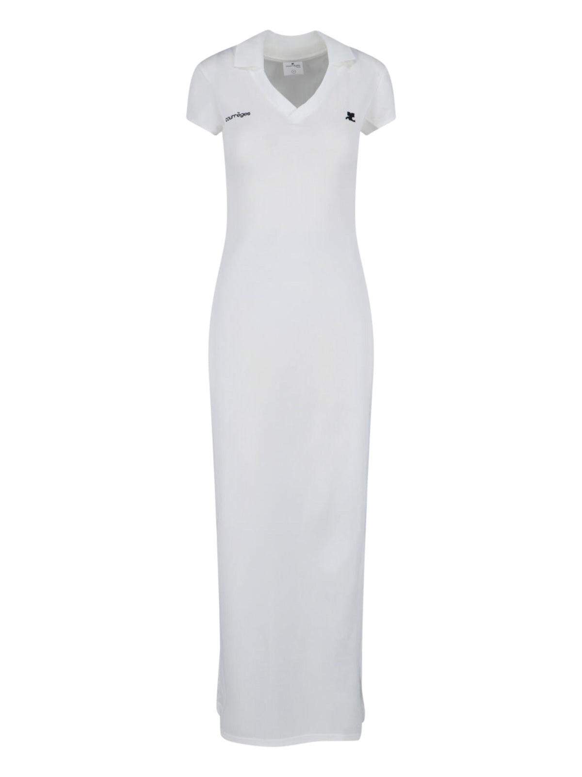 Courrèges Elegant Mini Dress in 100% Polyester