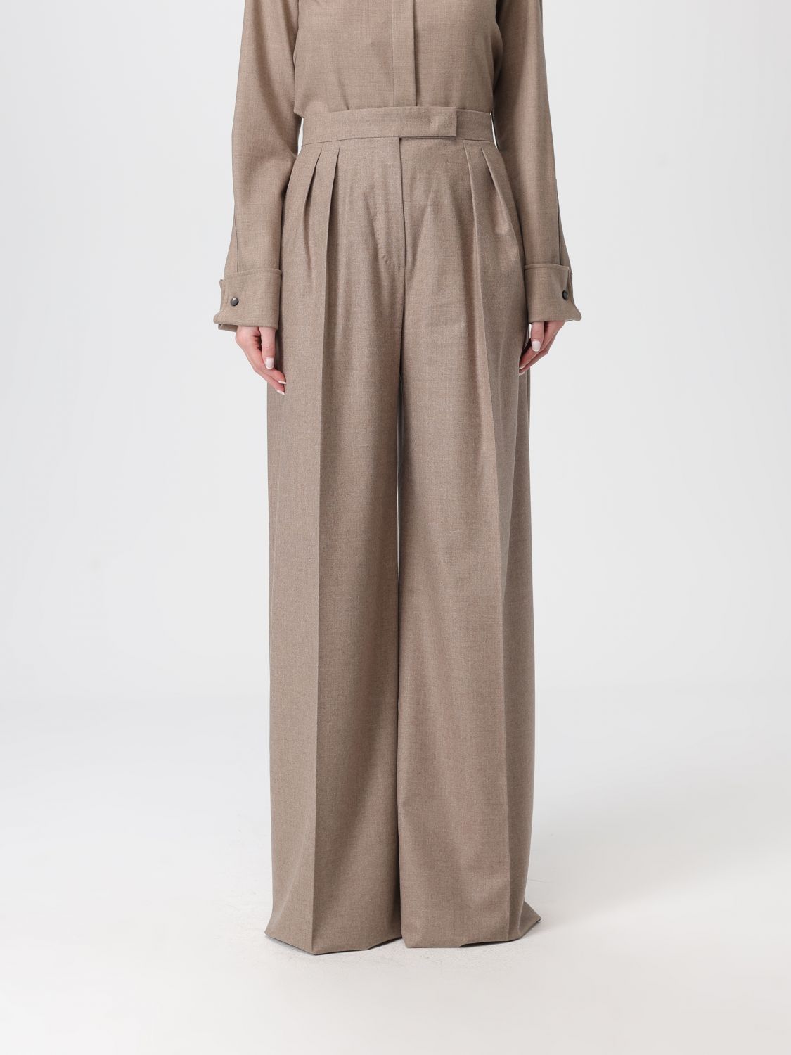 Pants Woman color Dove Grey