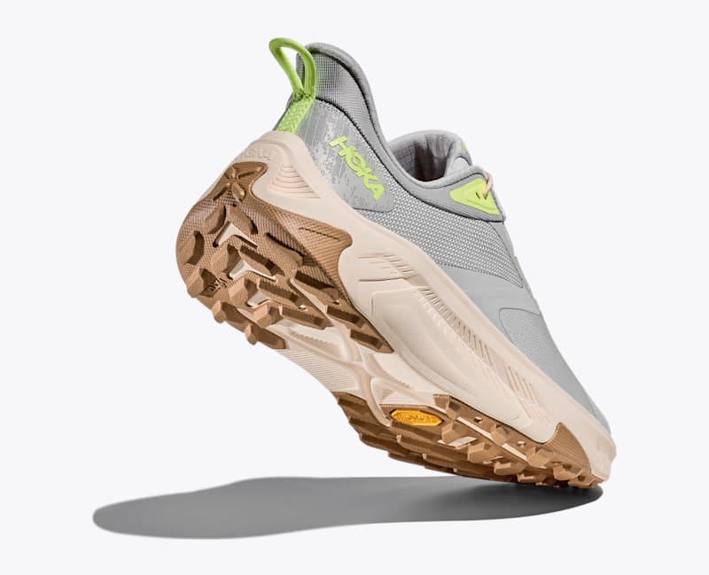HOKA Women's Transport 2 Shoes in Cosmic Grey/Neon Yuzu
