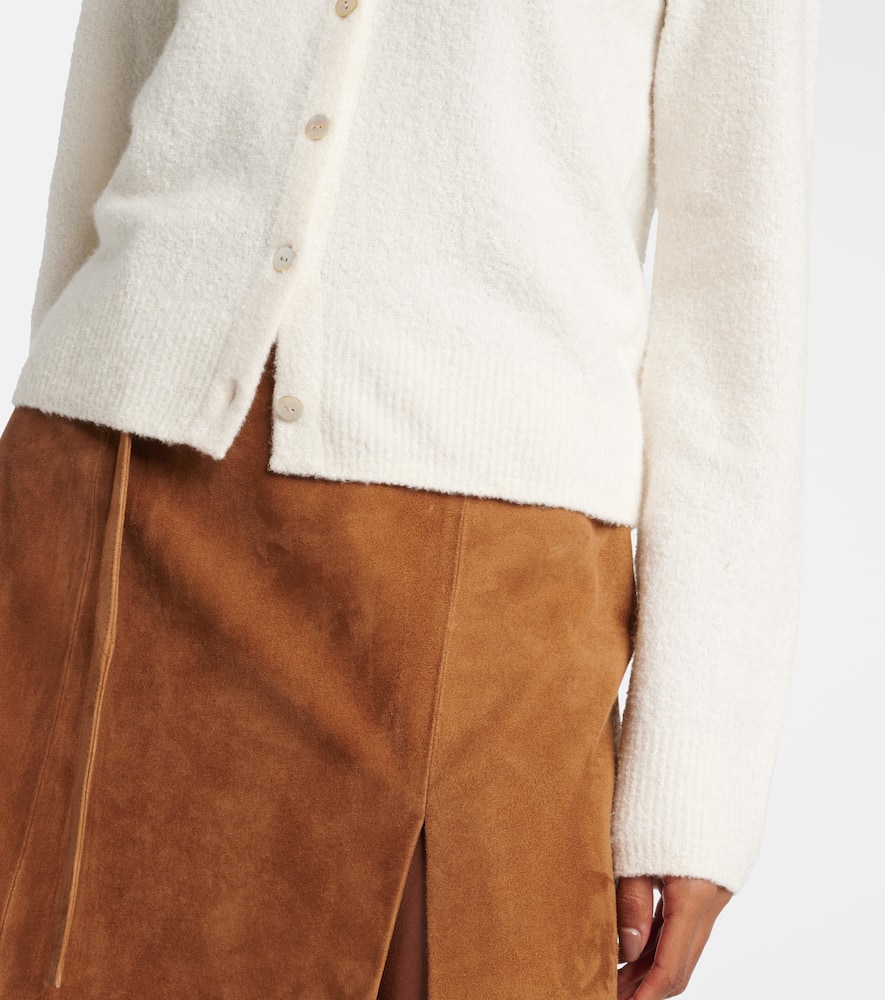 Silk and cashmere-blend cardigan