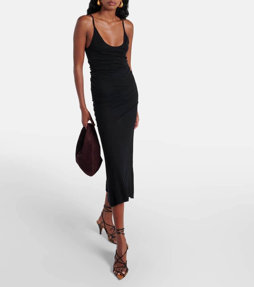 Leesal jersey midi dress