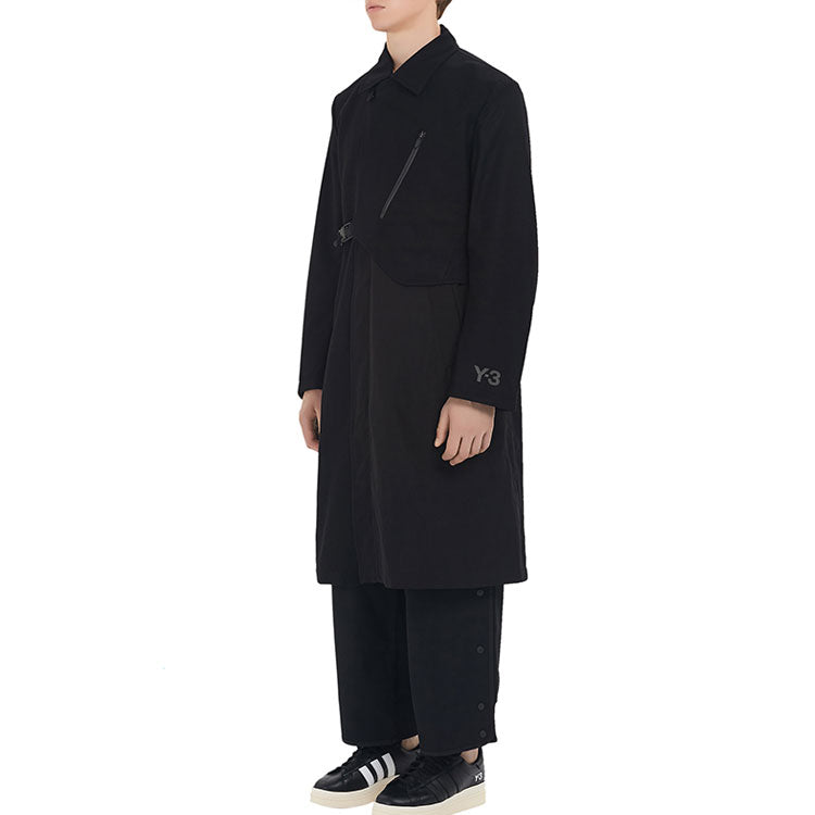 Y-3 CH1 Wool Flannel Coat 'Black'