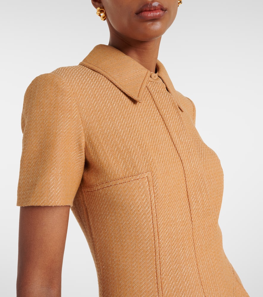 Jody cotton and linen blend dress