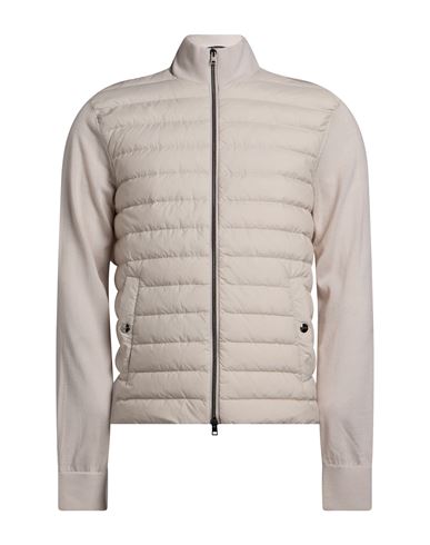 Man Puffer Beige Size 44 Virgin Wool, Silk, Polyamide