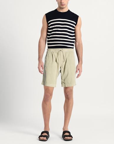 Man Shorts & Bermuda Shorts Sage green Size 31 Cotton