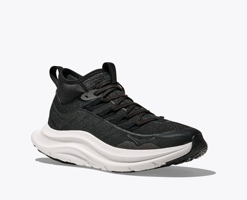 HOKA Women's Kawana Mid Shoes in Black/White