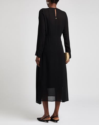 Woman Maxi dress Black Size 12 Viscose