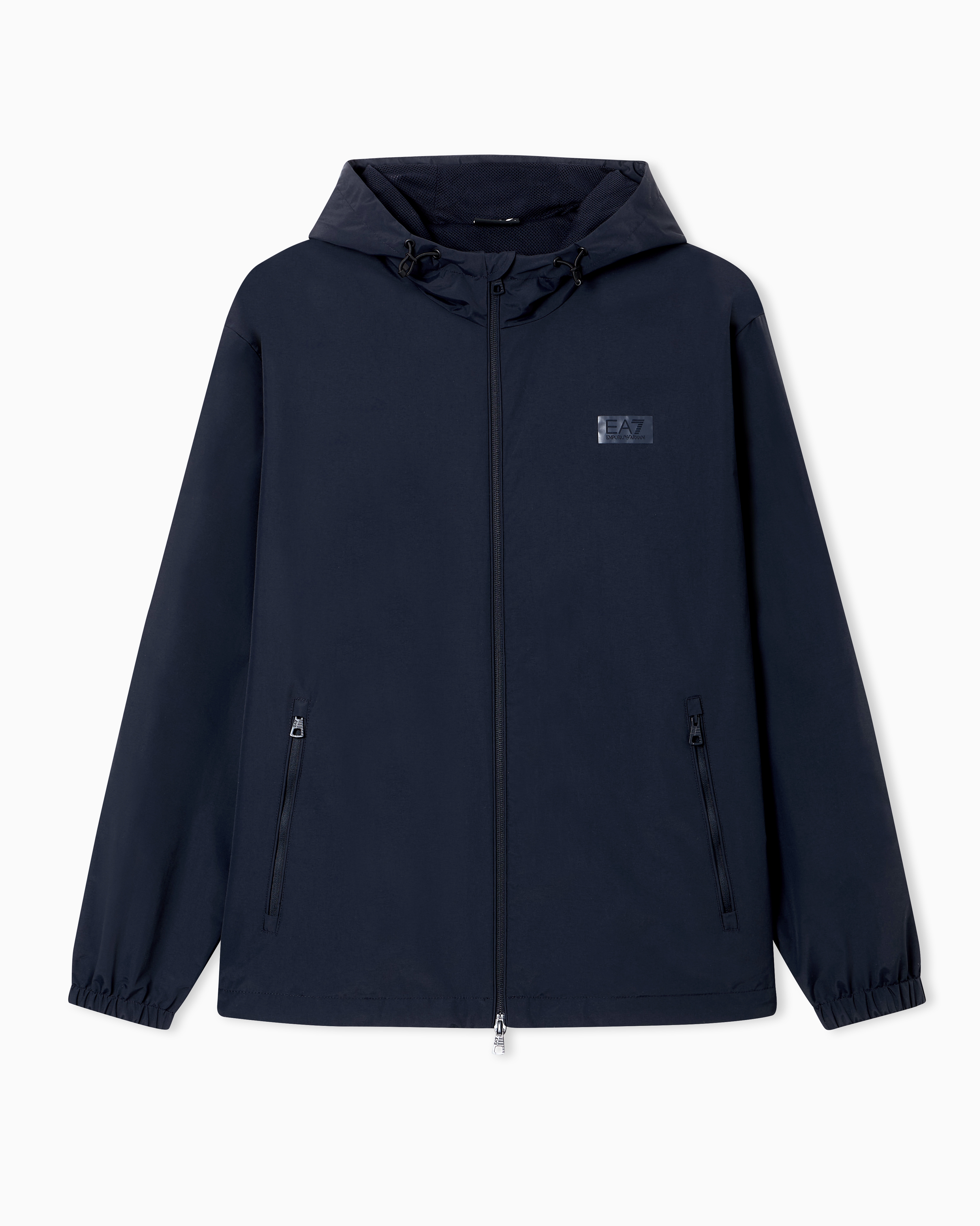 Logo Series nylon hooded jacket